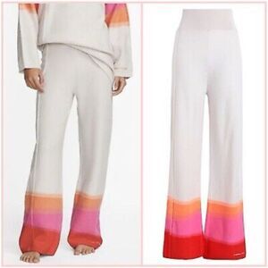 Nike Yoga wool pant trouser Therma fit ivory ombre pink